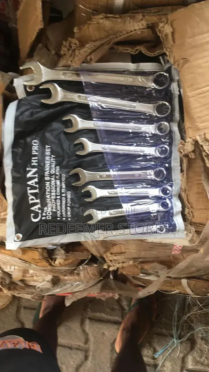 Wrench Set 8pcs Combination Spanner Set Tool Kit for Vehicle Motorcycl