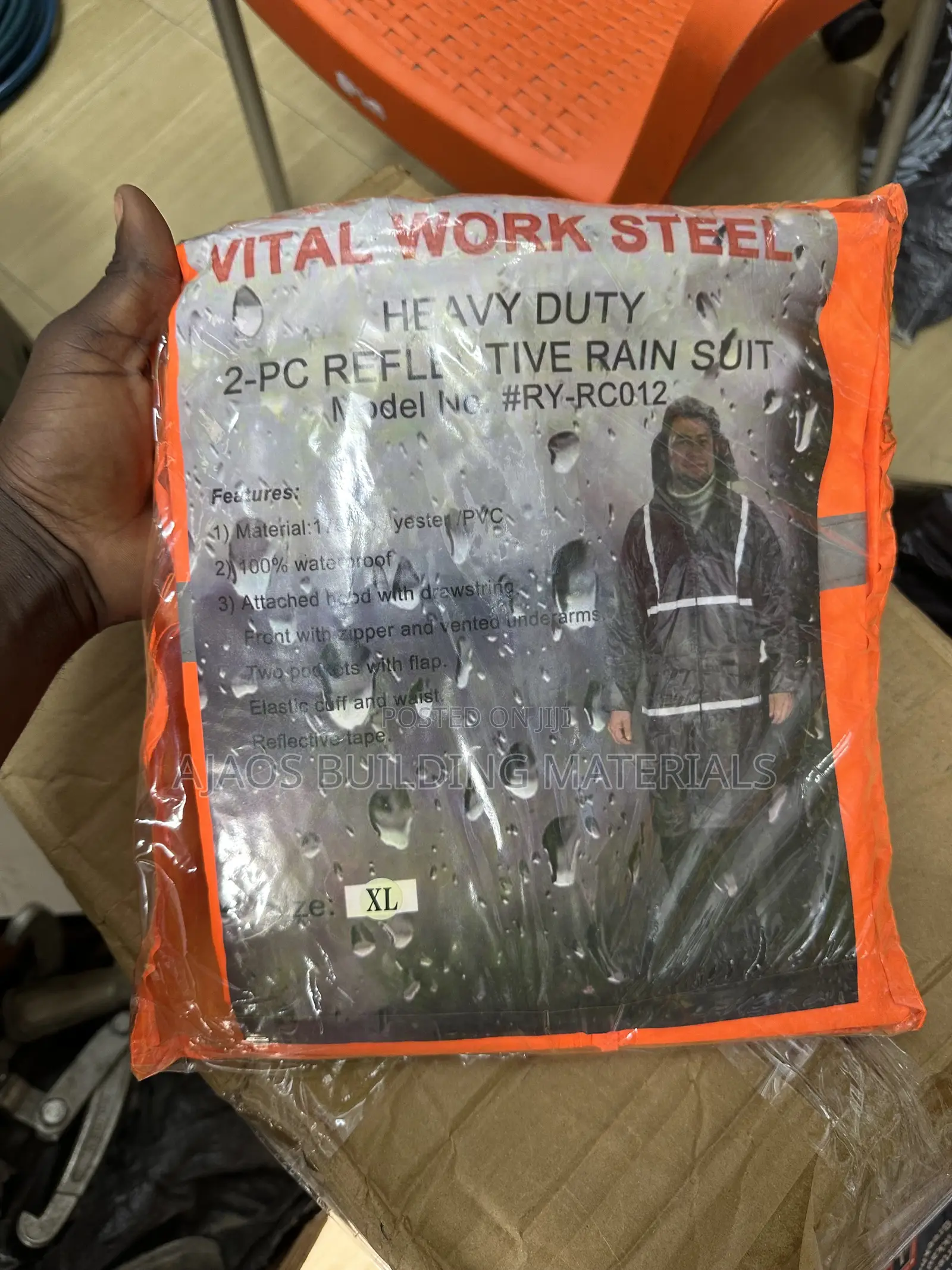 Up And Down Reflective Rain Suit