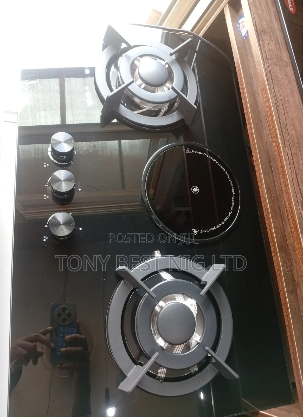 Kimax Inbuilt 2 Gas 1 Electric Gas Cooker 60x90cm