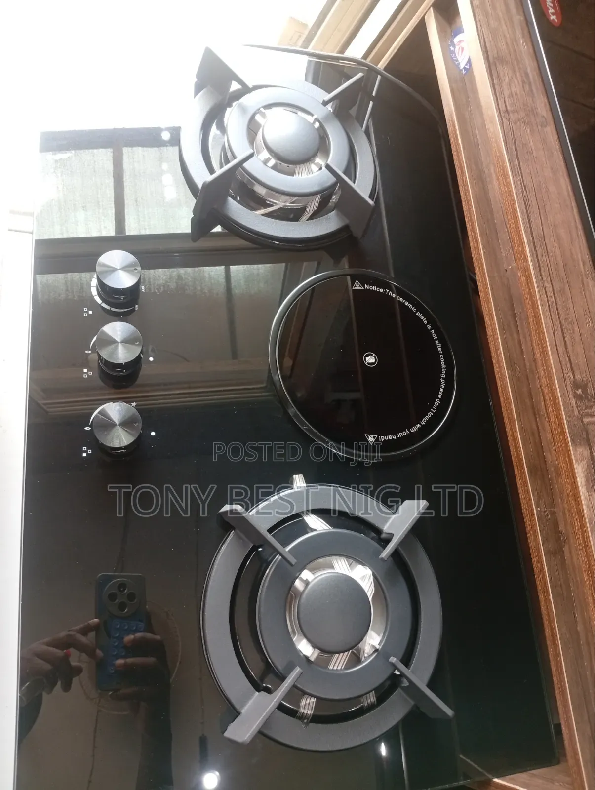 Kimax Inbuilt 2 Gas 1 Electric Gas Cooker 60x90cm