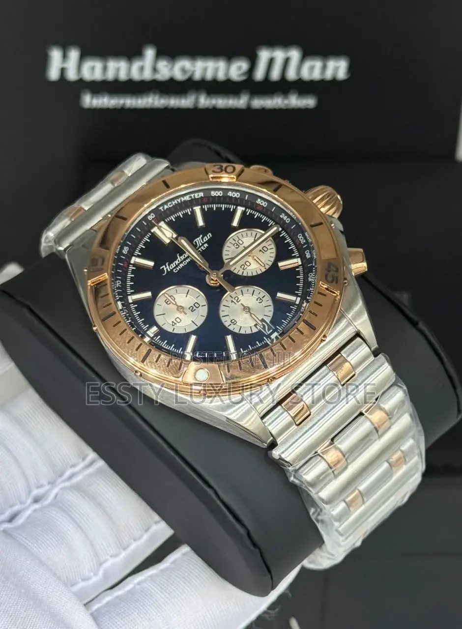Handsome Man Quality Luxury Men Chain Wristwatch