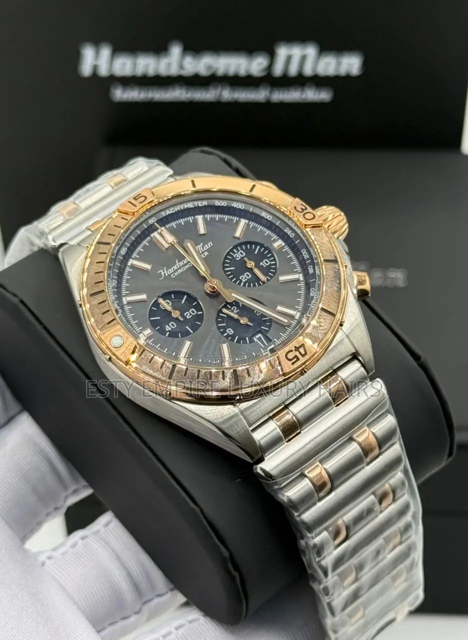 Handsome Man Quality Luxury Men Chain Wristwatch