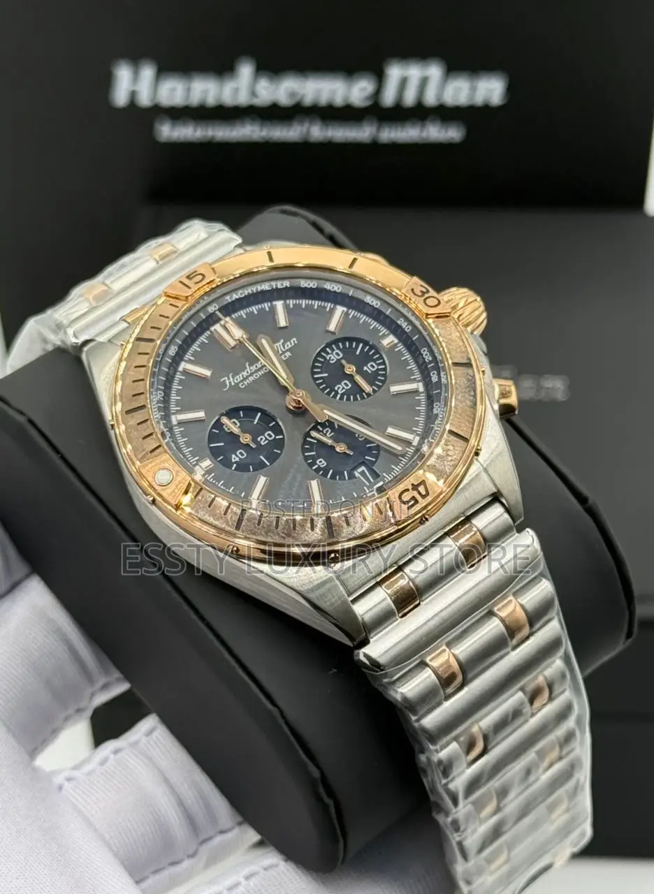Handsome Man Quality Luxury Men Chain Wristwatch