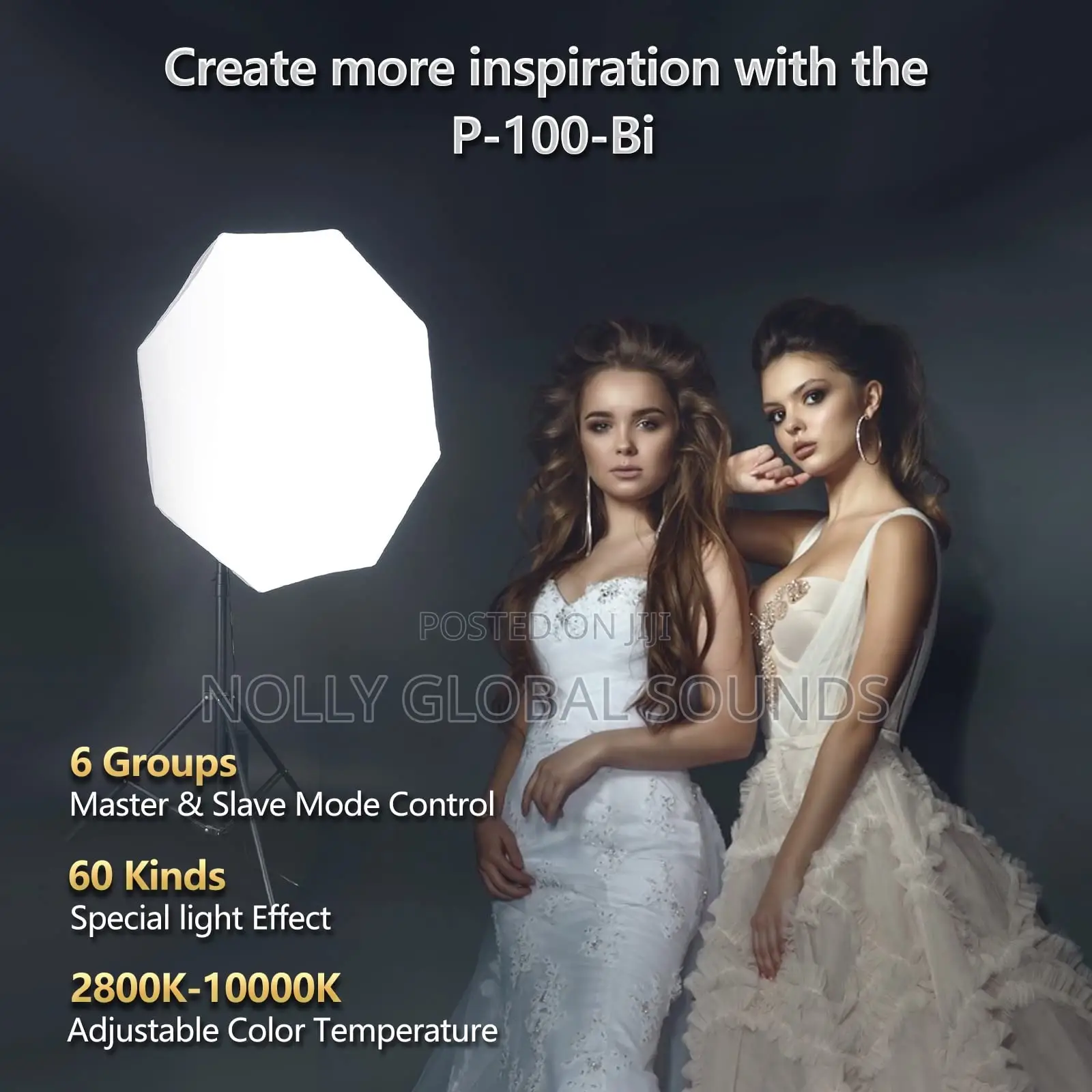 Sutefoto 100 Watts Led Video Light - Bi-Color (P100 Bi)