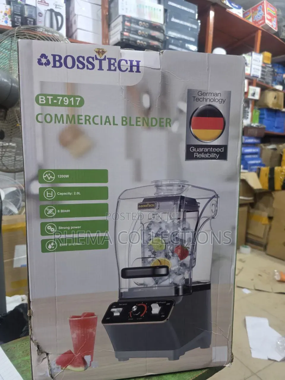Bosstech Digital Commercial Blender