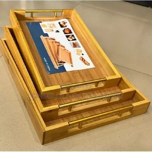 Bamboo Wooden Tray 3 in 1