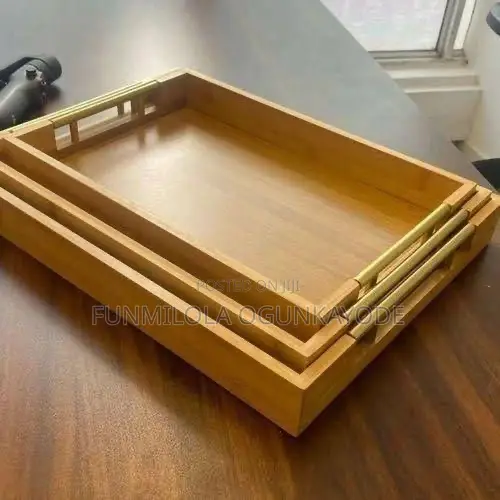 Bamboo Wooden Tray 3 in 1