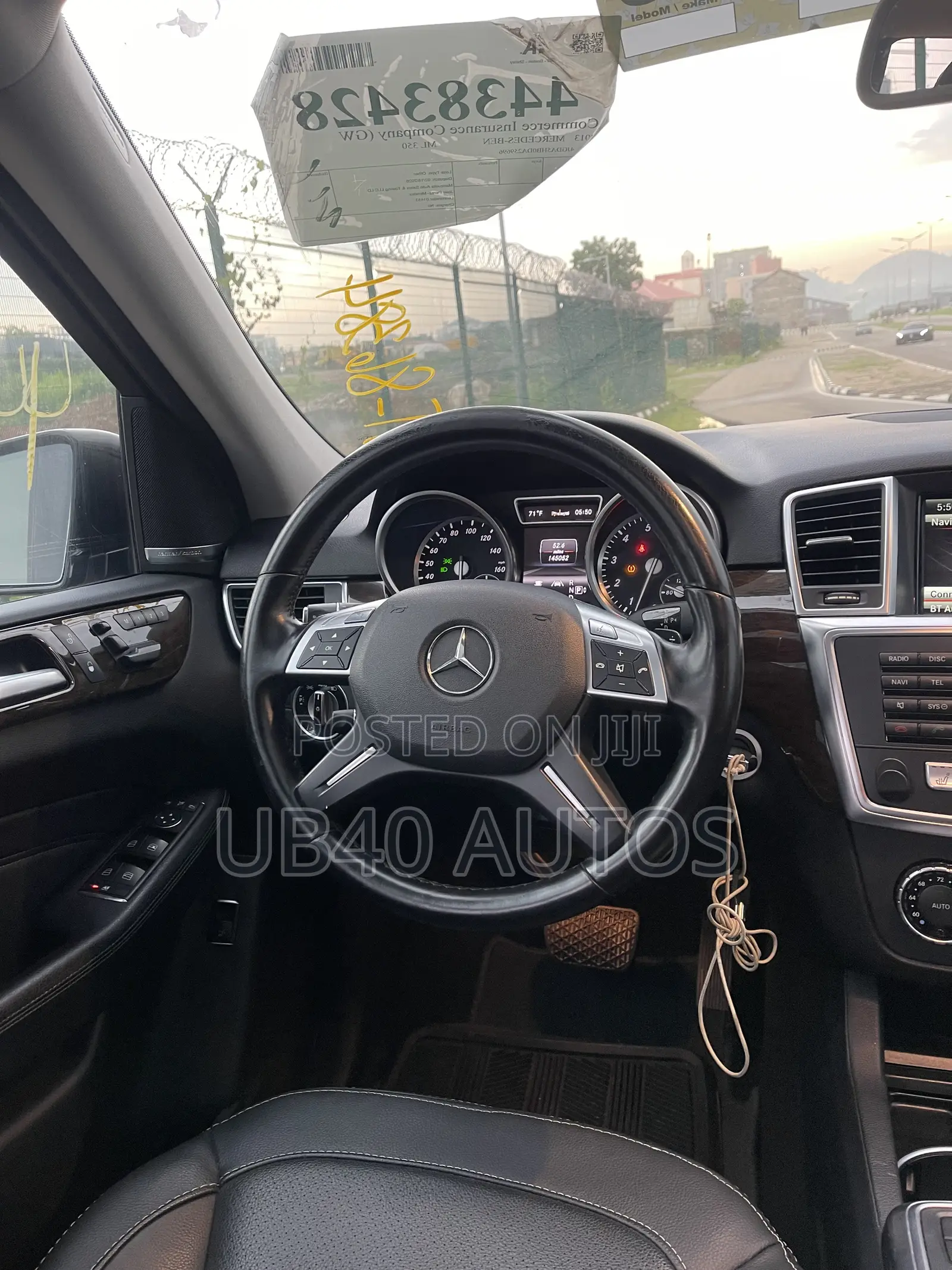 Mercedes-Benz M Class ML 350 4Matic 2013 Black