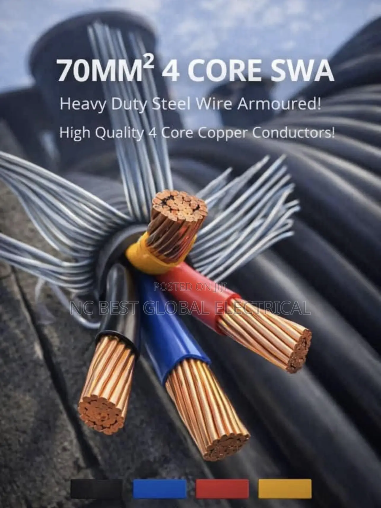 4core X 120mm Armoured Cable Nigerchin