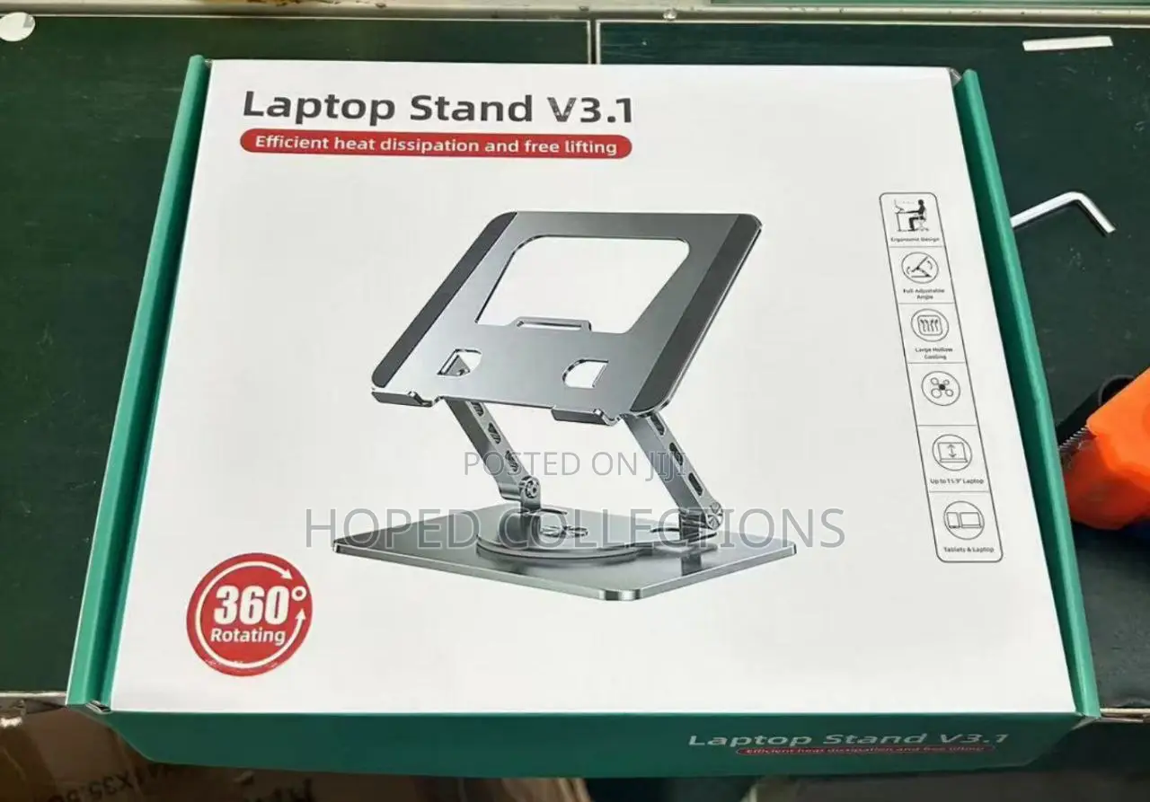 High Quality Metal Laptop Stand With 360 Rotating