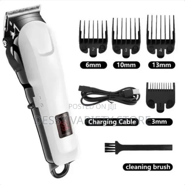 Professional Rechargeable Hair Clipper Kit – 12-Piece Complete Set
