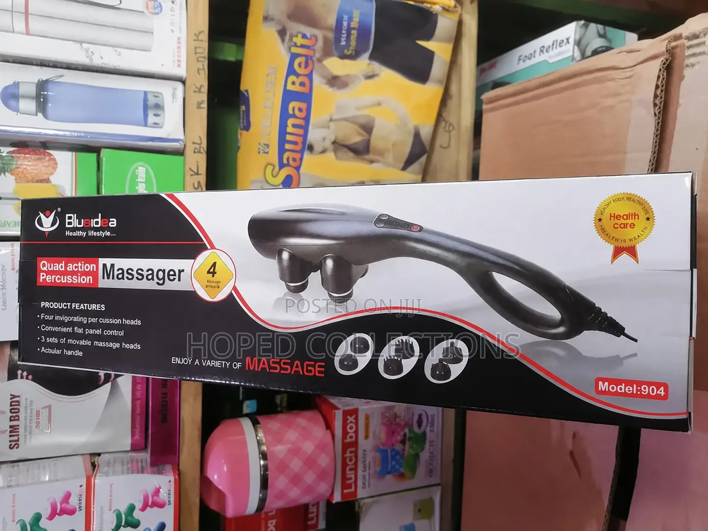 Blue Idea Qaud Action Massager