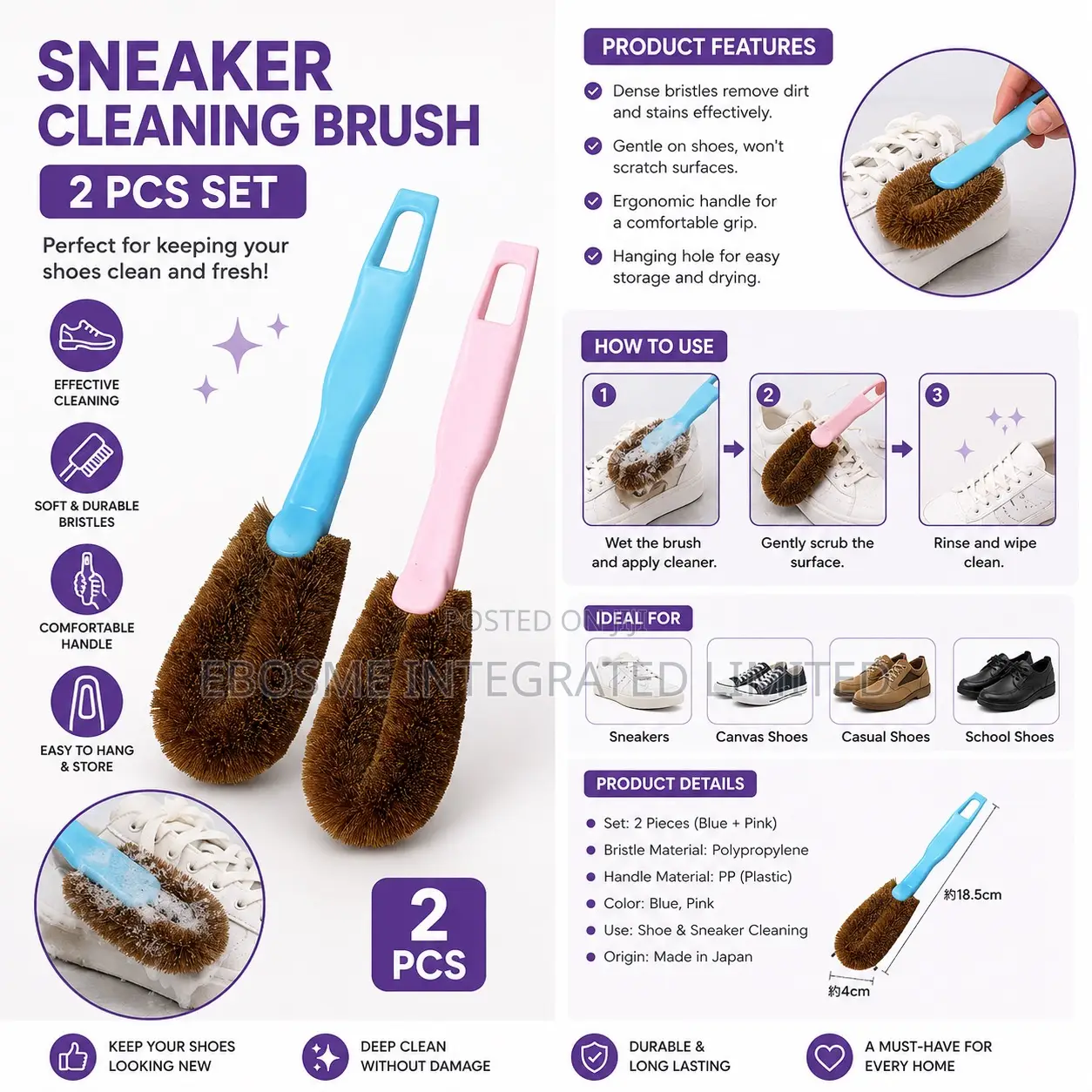 Sneaker Cleaning Brush