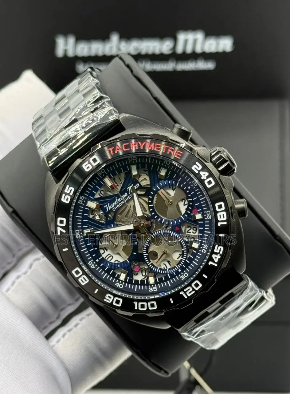 Handsome Man Quality Luxury Men Chain Wristwatch