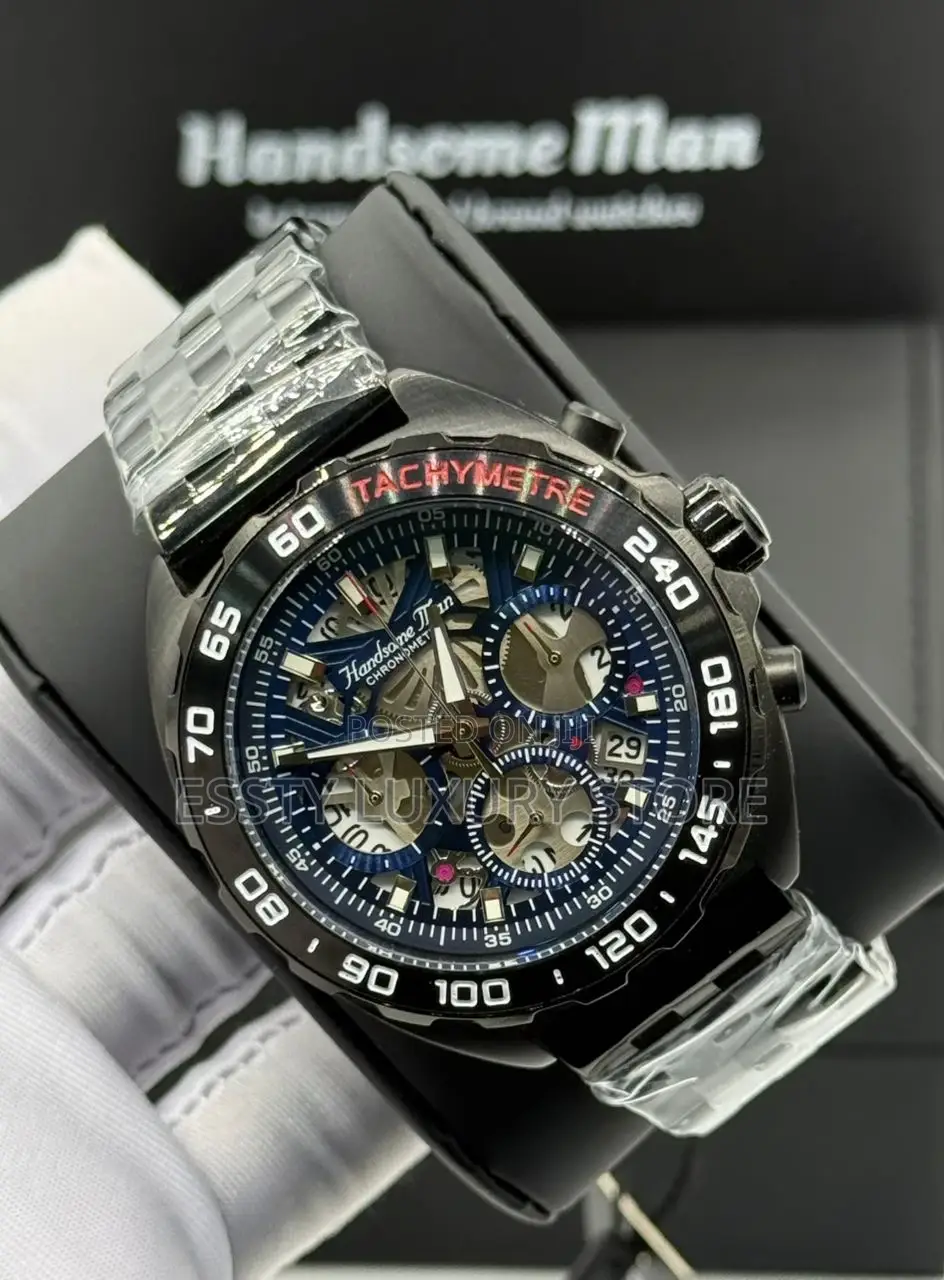 Handsome Man Quality Luxury Men Chain Wristwatch