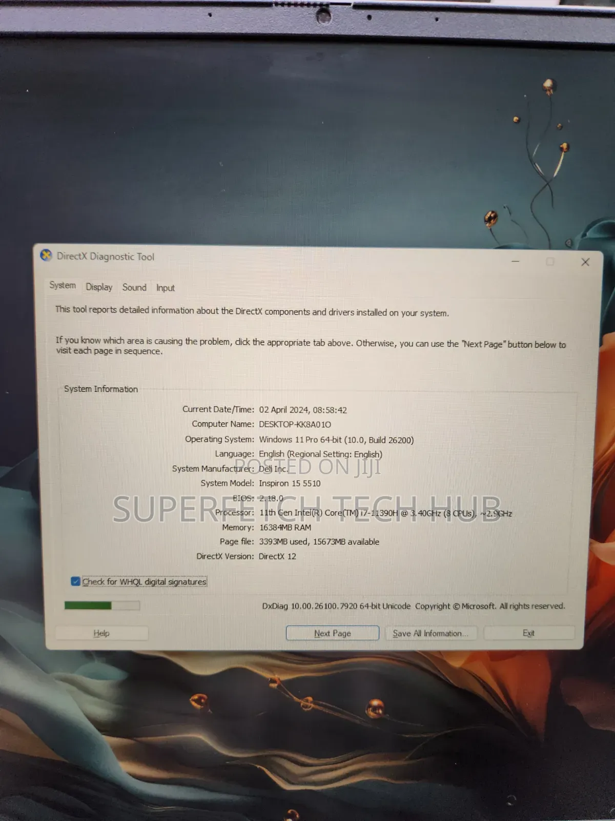 Laptop Dell Inspiron 15 5510 16GB Intel Core i7 SSD 512GB