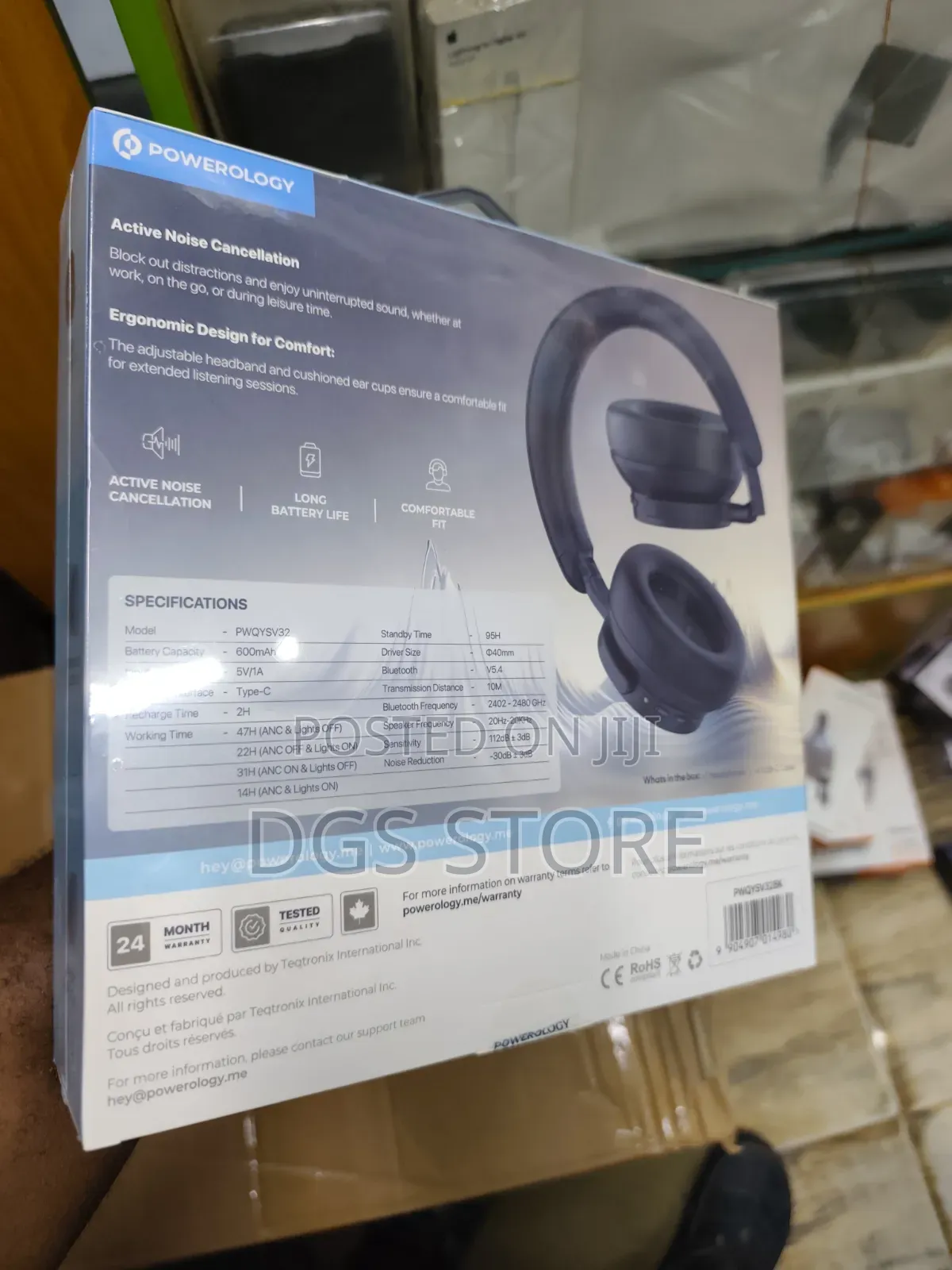 Powerology Astro Anc Wireless Headphone