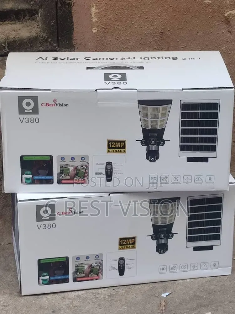 V380 3lens Streetlight Camera