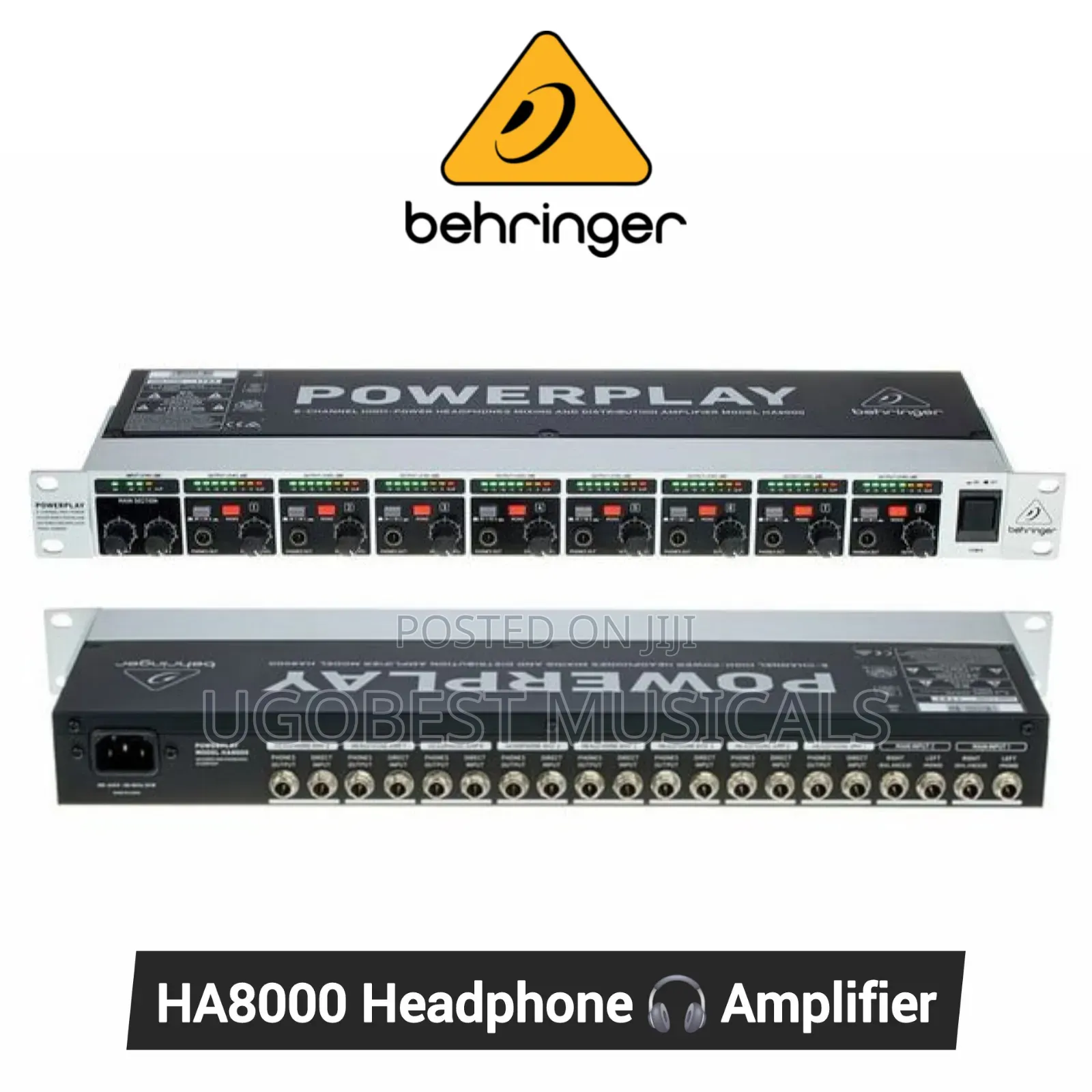 Behringer Ha8000 V2 8 Channel Headphone Amplifier