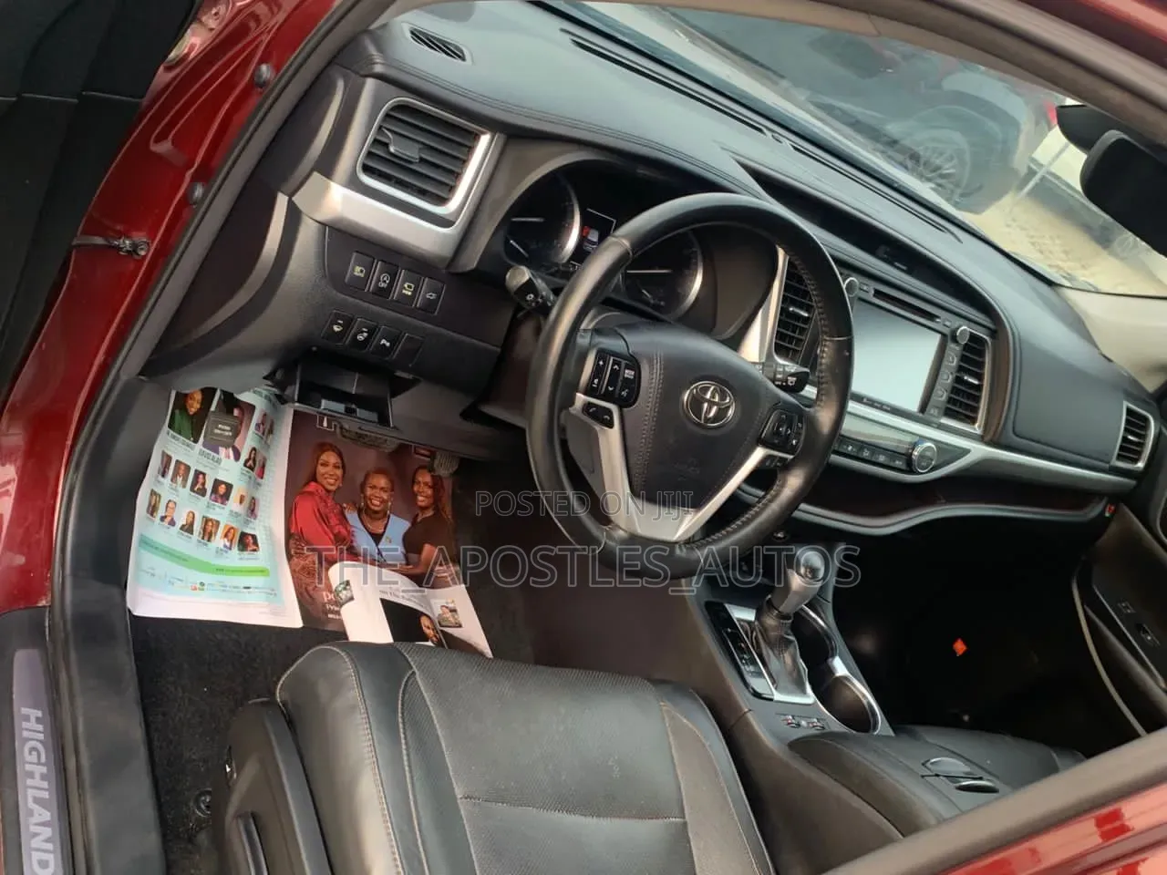 Toyota Highlander 2018 Burgundy
