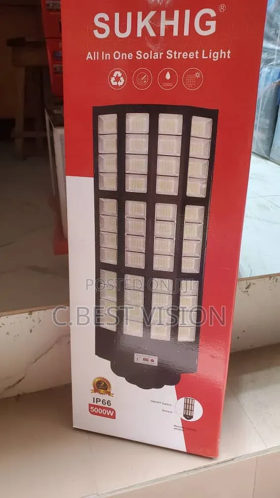 48eyes All-One Solar Streetlight 5000w. Price 90,000