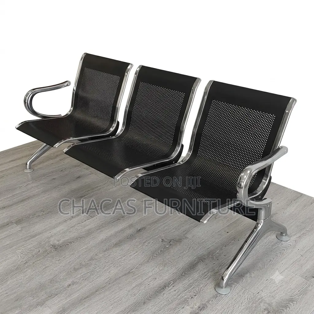 Premium 3-Seater Airport Waiting Room Bench