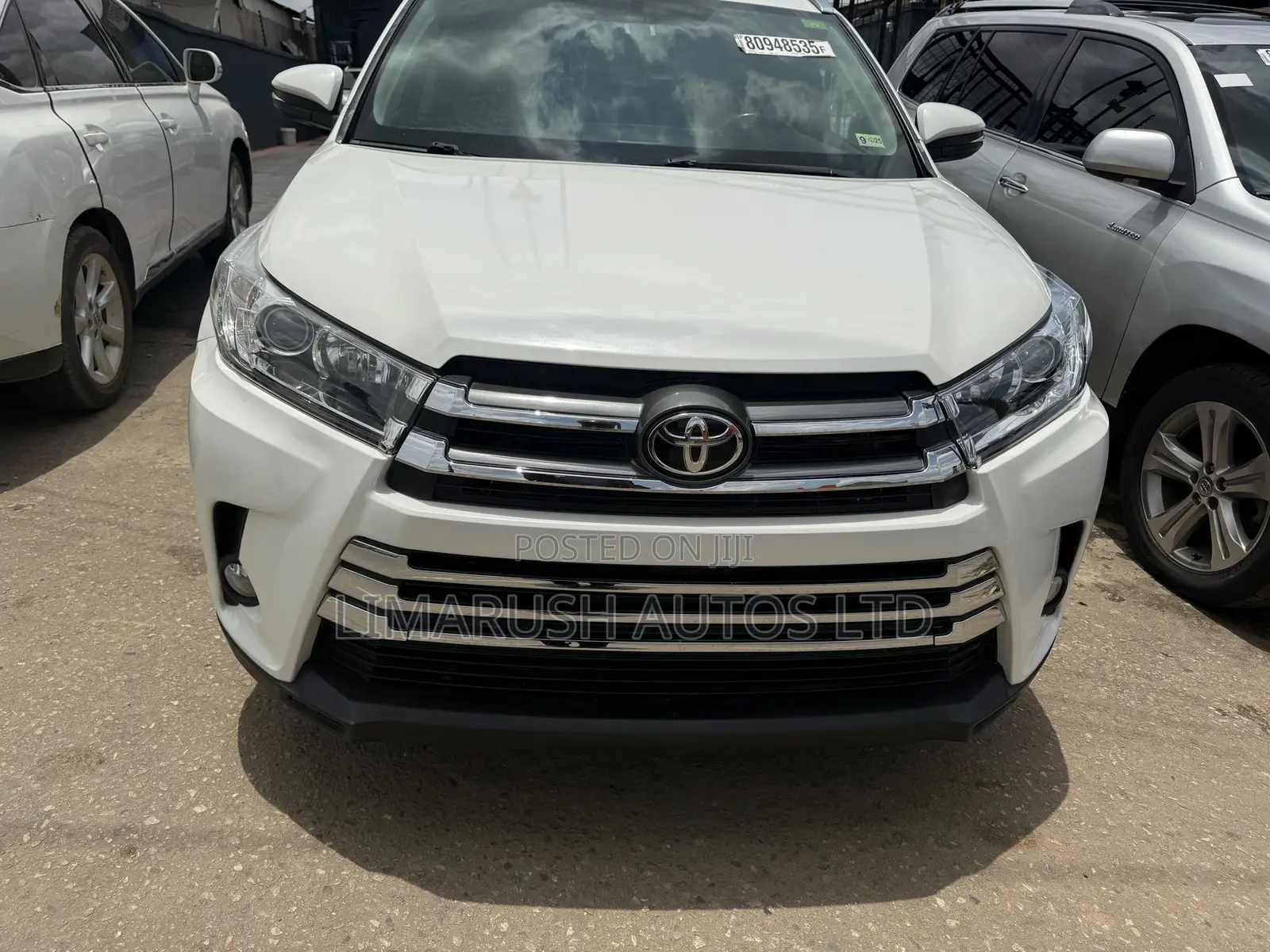 Toyota Highlander Limited 4dr SUV AWD (3.5L 6cyl 6A) 2015 White