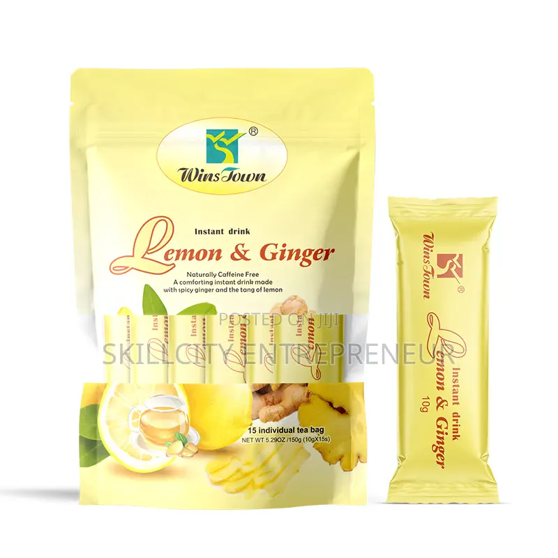 Lemon and Ginger Instant Drink