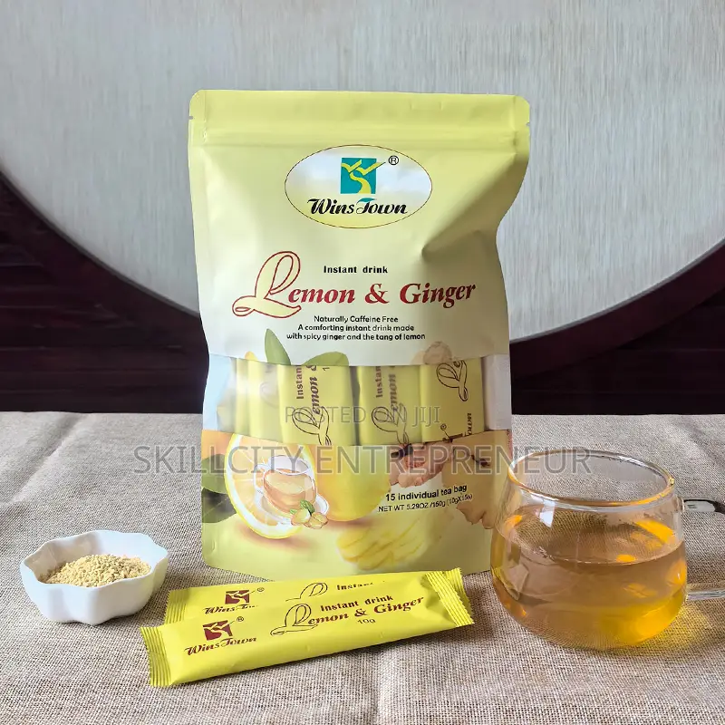 Lemon and Ginger Instant Drink