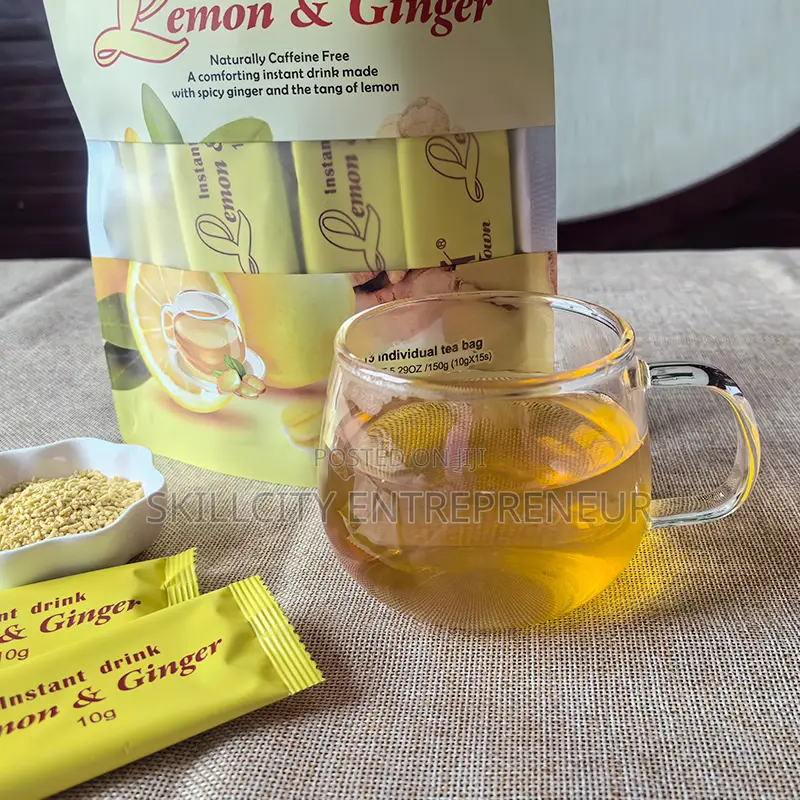 Lemon and Ginger Instant Drink