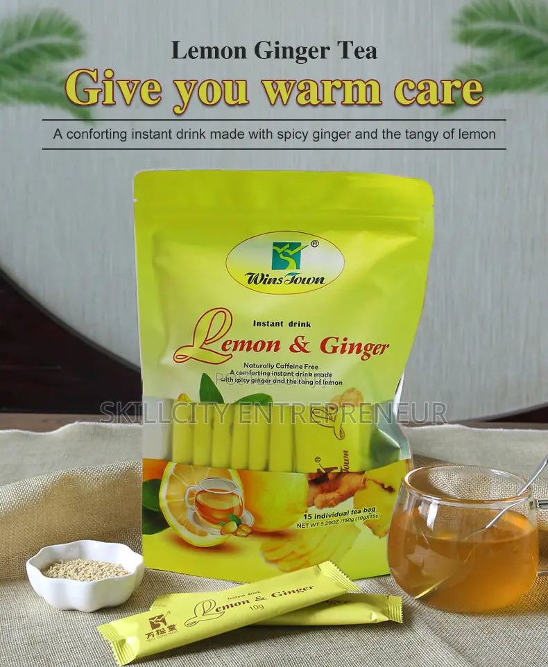 Lemon and Ginger Instant Drink