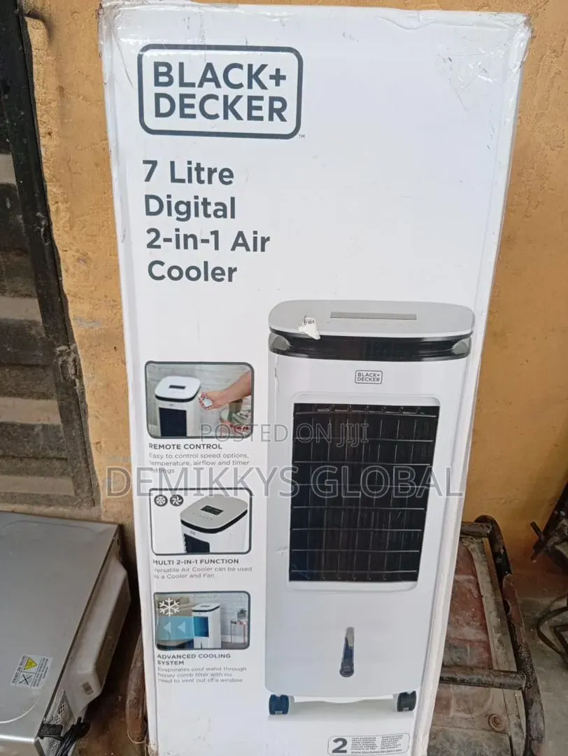 Black Decker Digital Aircooler 2 in 1 - 7l