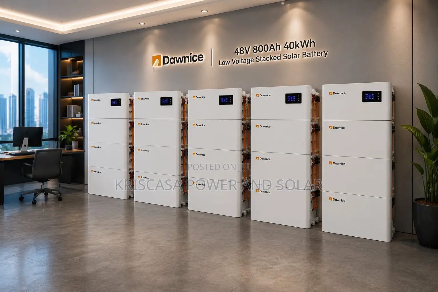 Dawnice 48v 800ah 40kwh Low Voltage Stacked Solar Battery