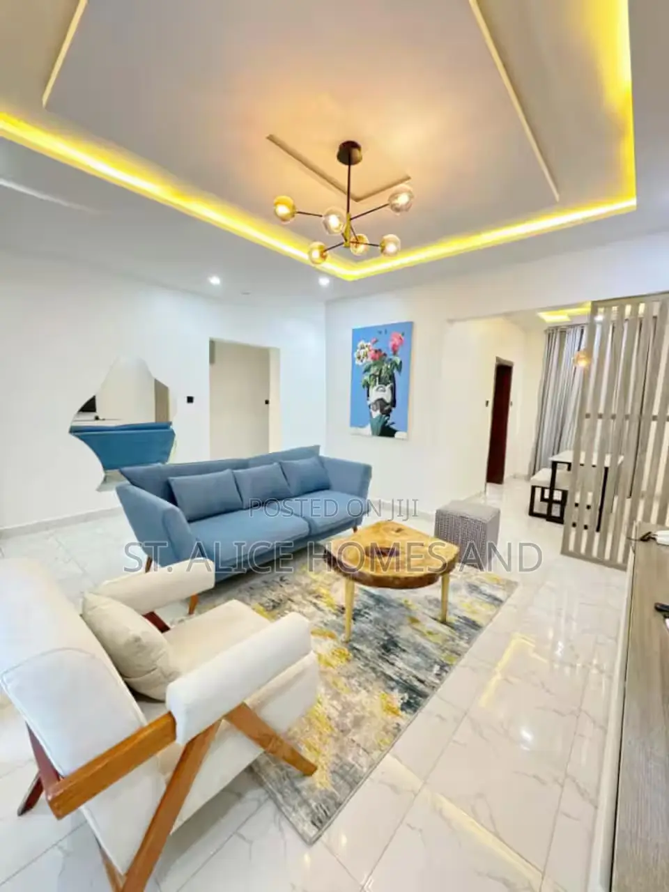 Madisonvillage Blue Stylish 2 Bedroom Apartment, Lugbe District, Abuja