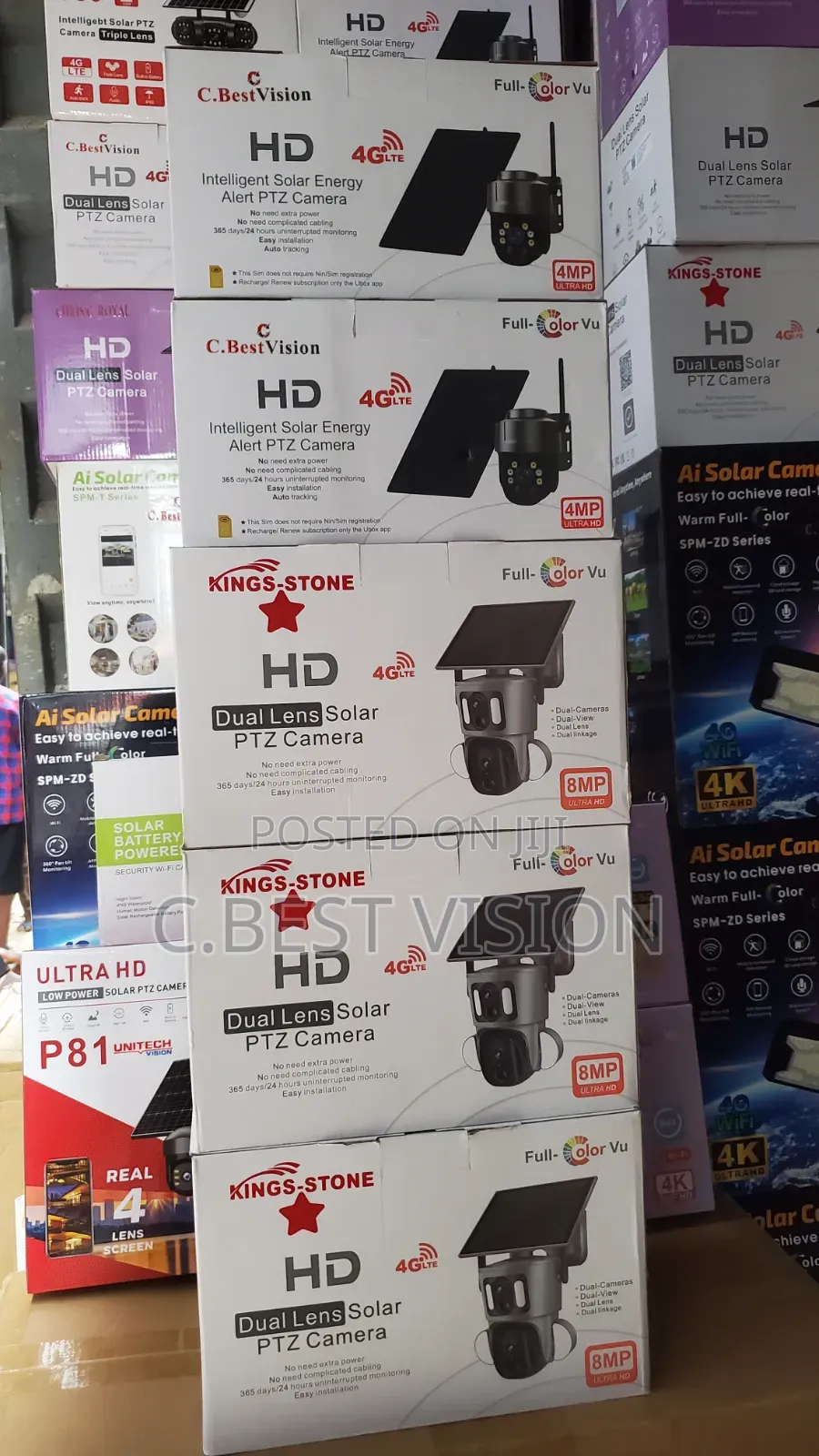 Sd320 Ubox PTZ Solar Camera.