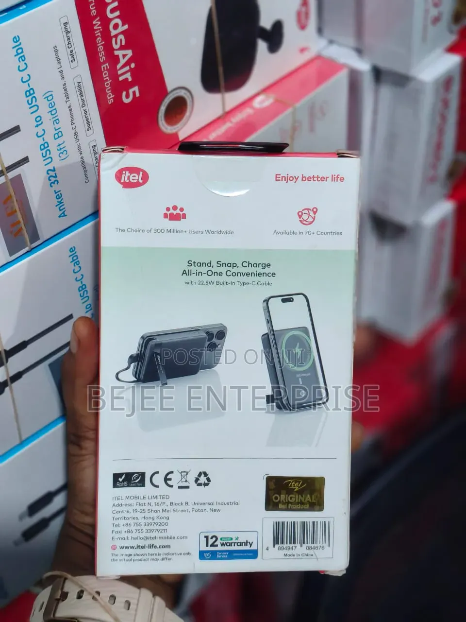 10000mah Magnetic Wireless Power Bank
