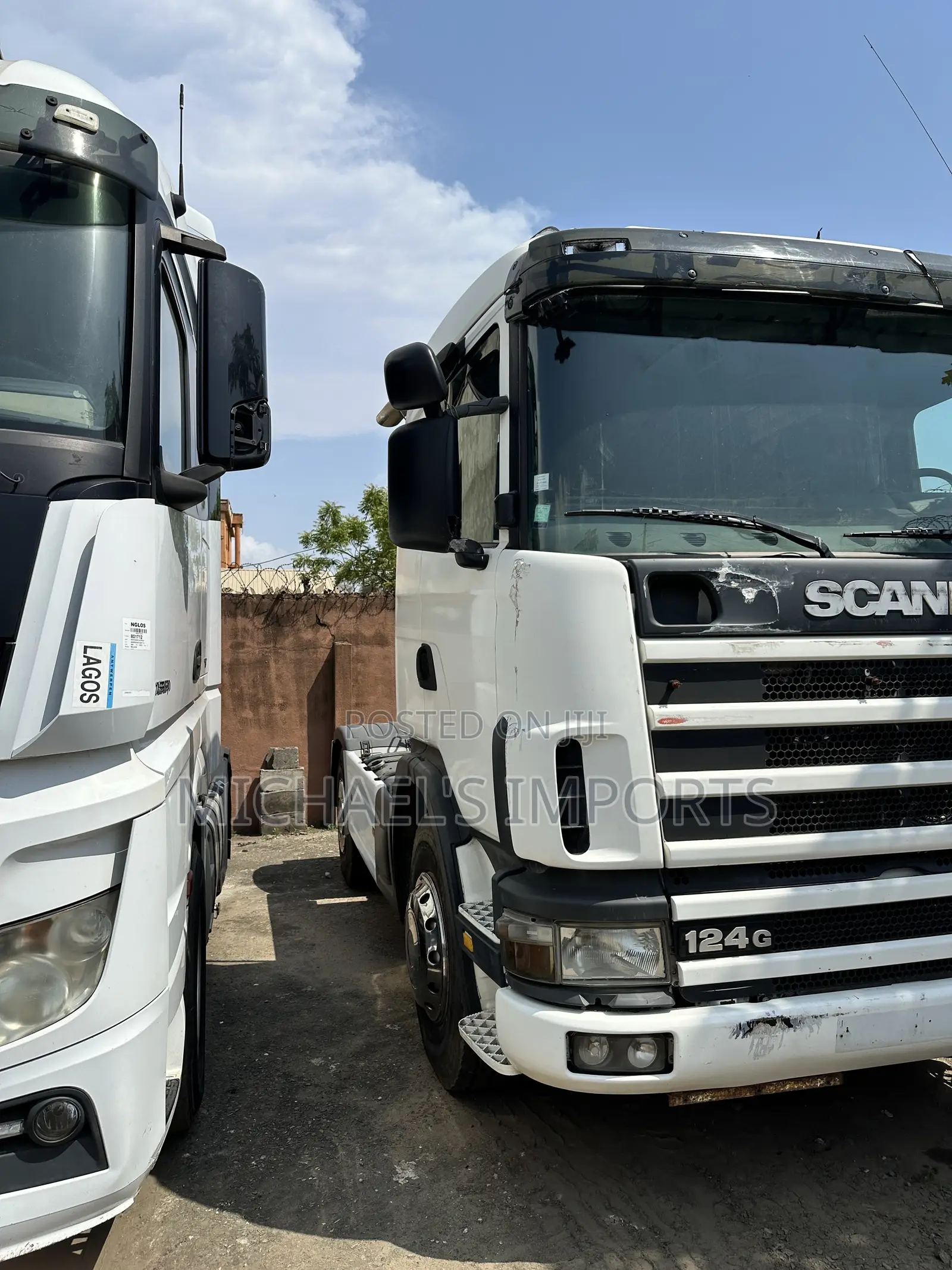 Foreign Used Scania 124g 4-Series Manual Truck Head