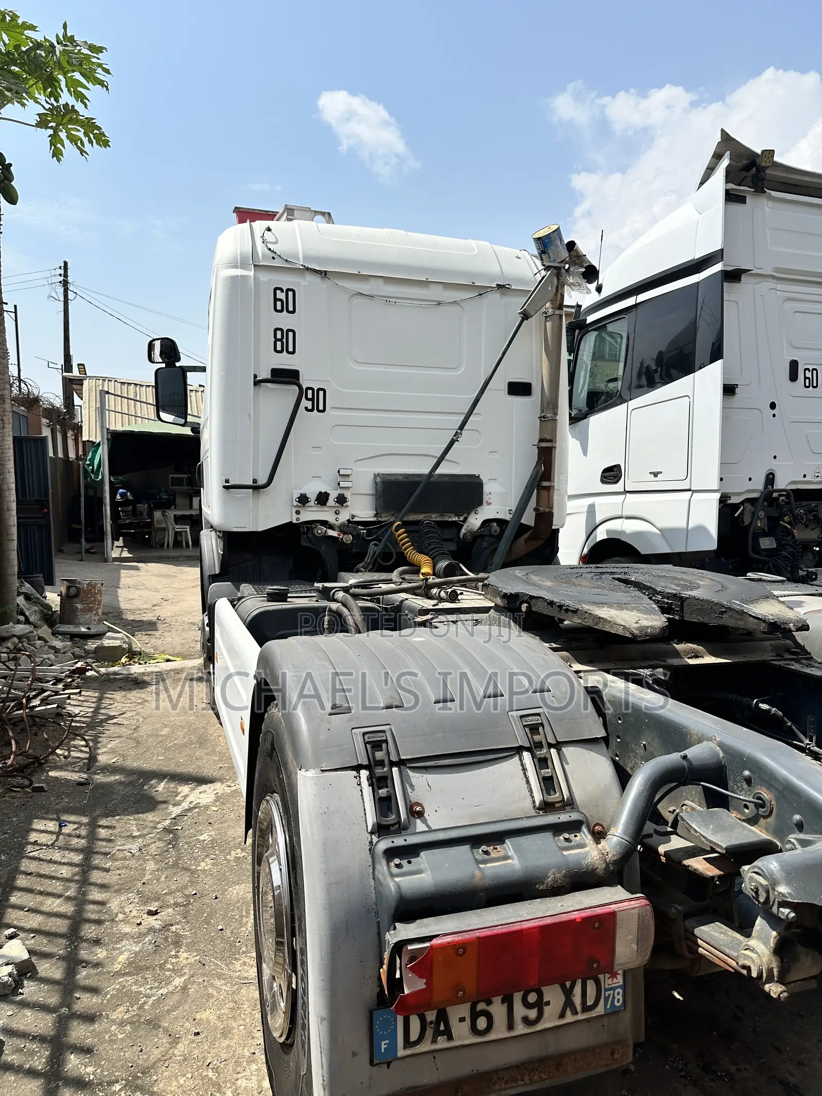 Foreign Used Scania 124g 4-Series Manual Truck Head