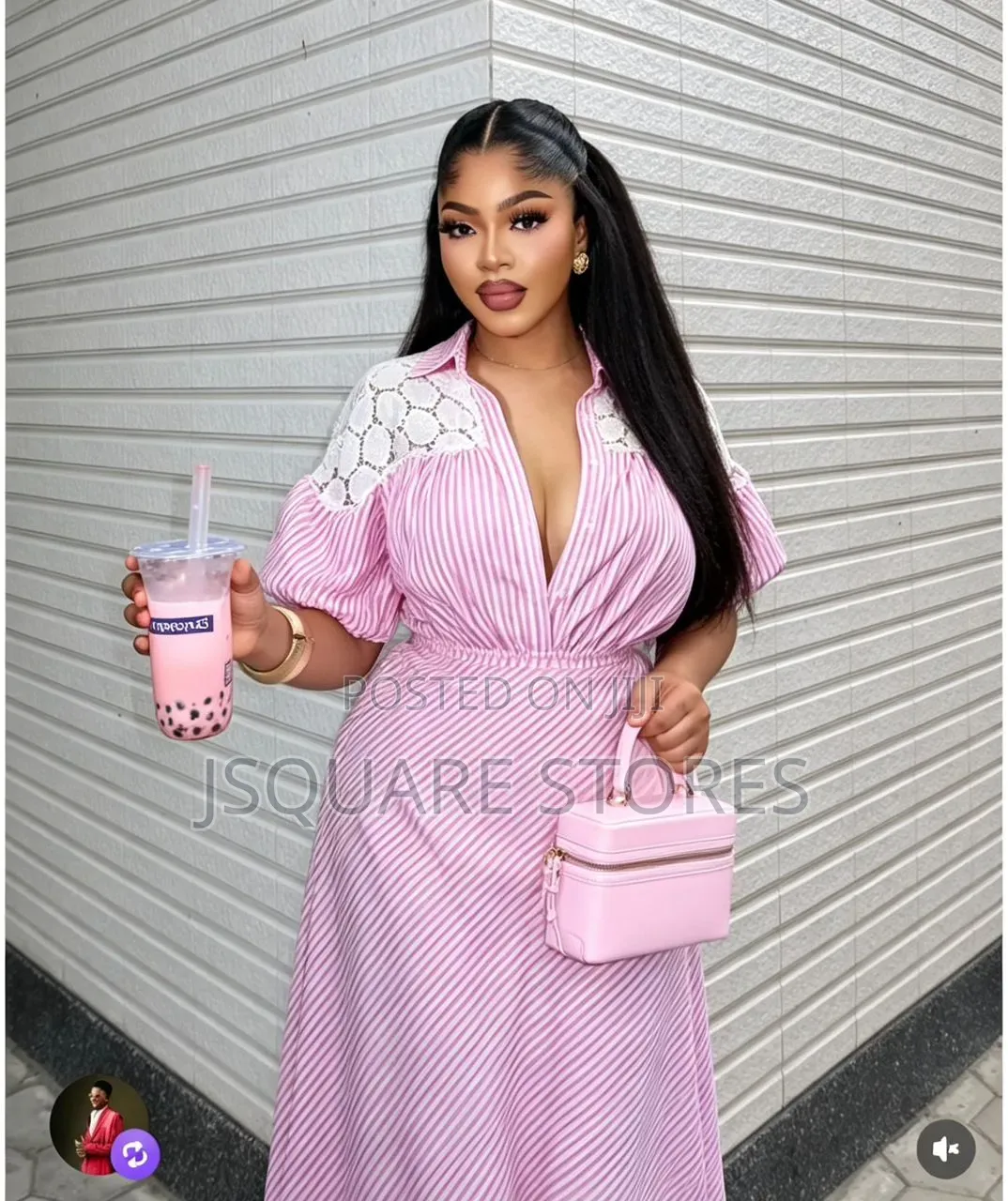 Luxury 2pc Shirt and Skirt. Available in Size Large to 2xl