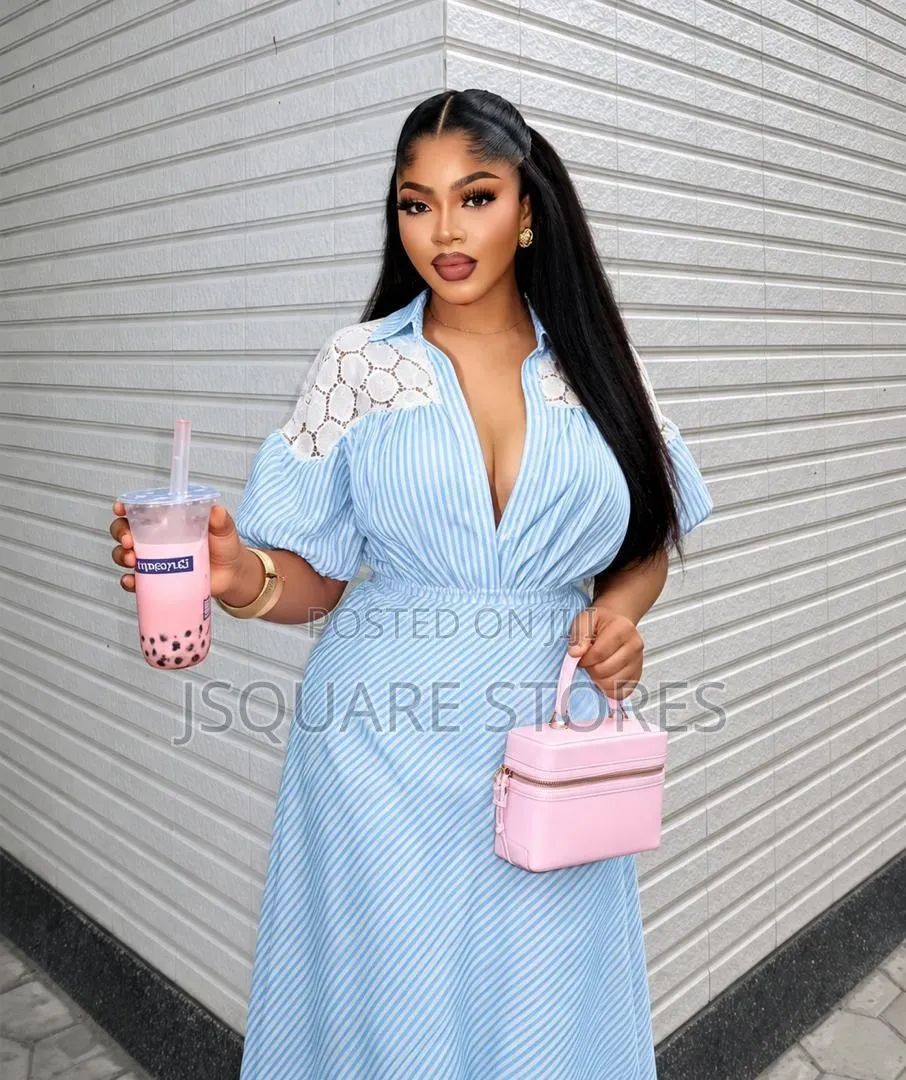 Luxury 2pc Shirt and Skirt. Available in Size Large to 2xl