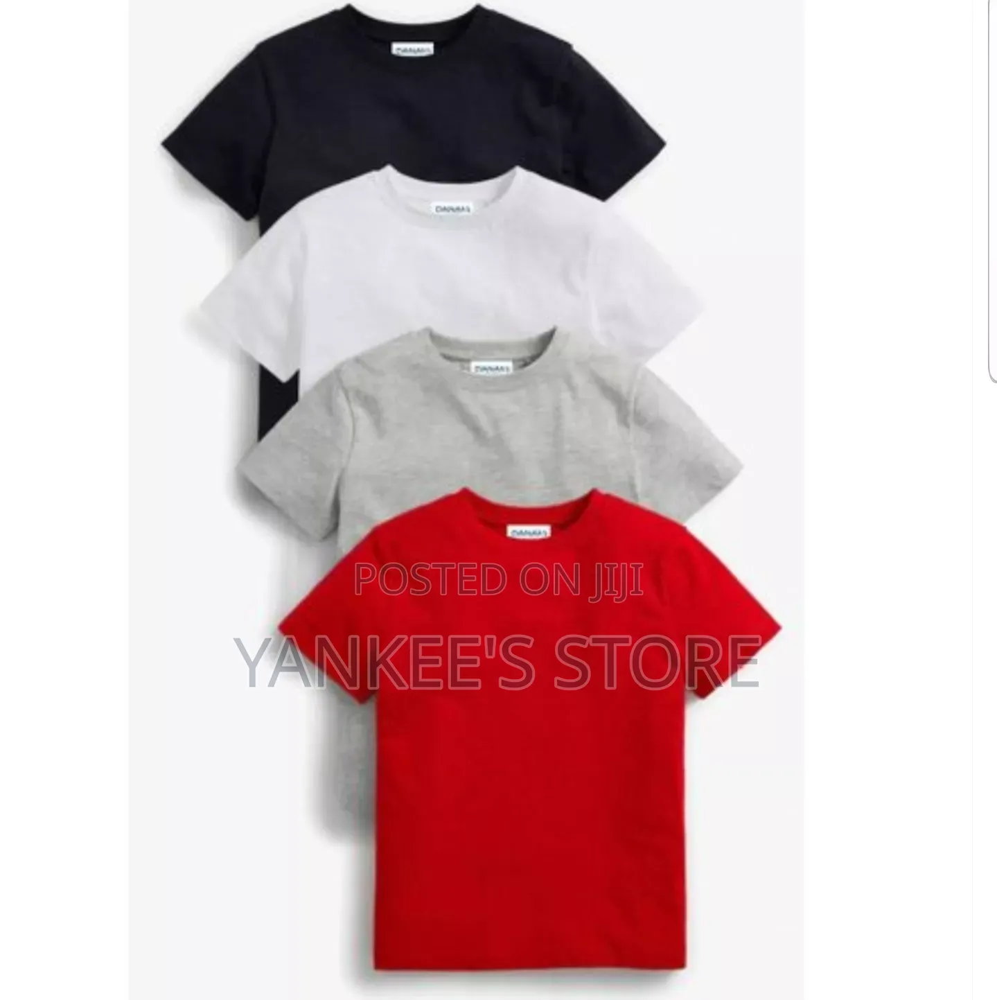 Quality Children Plain Round Neck T-Shirt