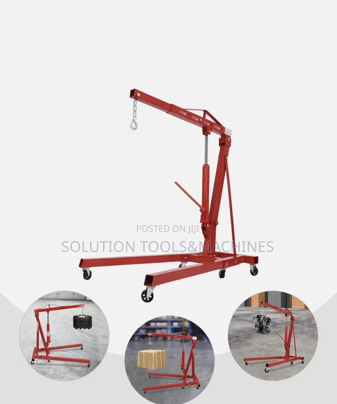 2000kg Hydraulic Folding Engine Hoist