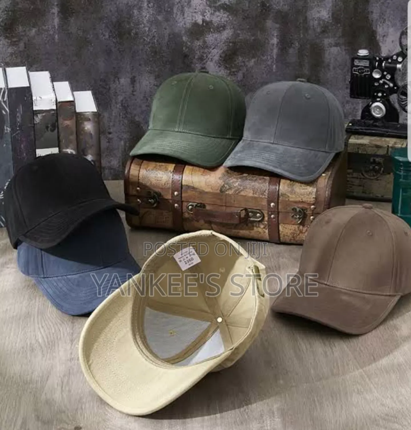 Quality Imported Plain Suede Baseball Cap