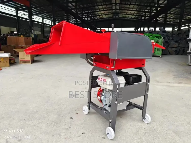 Grass Chaff Cutter Machine With Gasoline Power Chaff Cutter