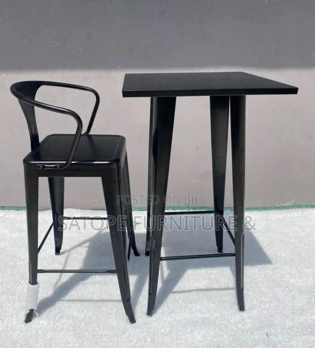 Restaurant and Kitchen Bar Stool and Table
