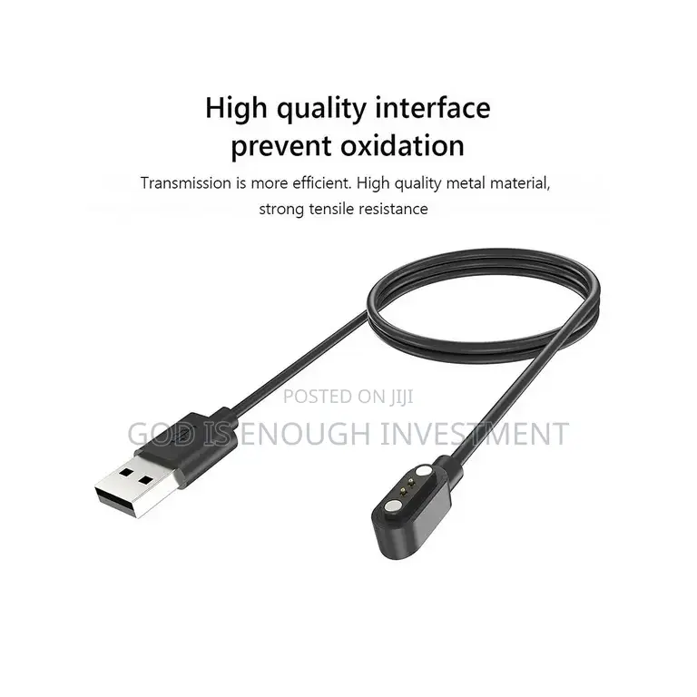 Itel Smart Watch Charger 2pin Magnet (Usb)