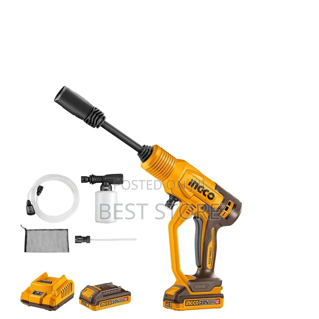 Ingco Car Wash Pressure Washer Sprayer Rechargeable