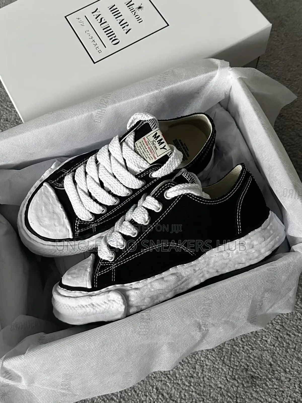 Maison Mihara Yasuhiro Peterson Og Sole Canvas Low Sneakers
