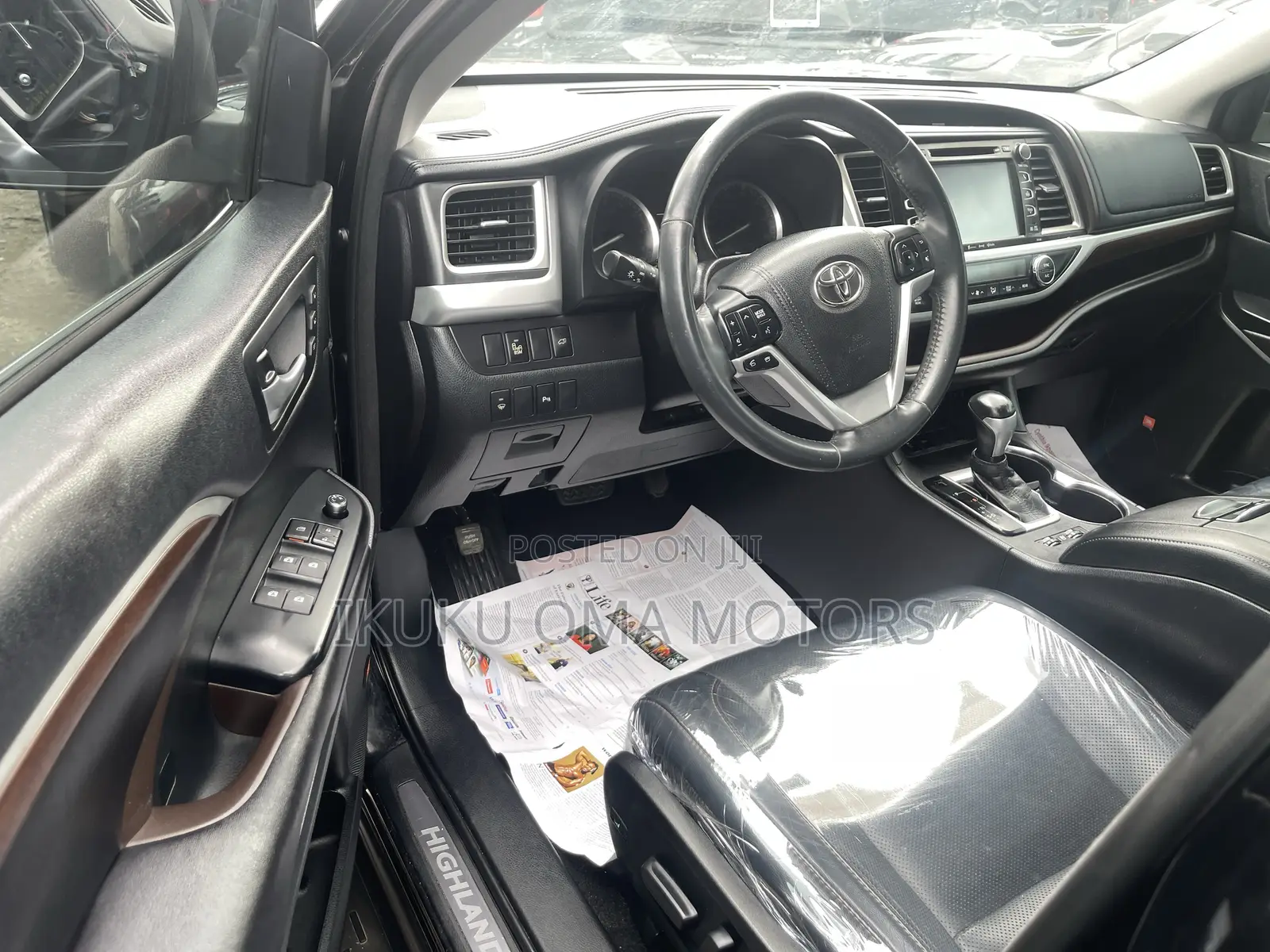 Toyota Highlander Limited Platinum V6 4x4 (3.5L 6cyl 6A) 2016 Black