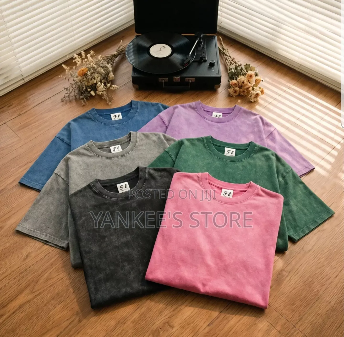 Original Quality Unisex Acid Wash Plain T-Shirt